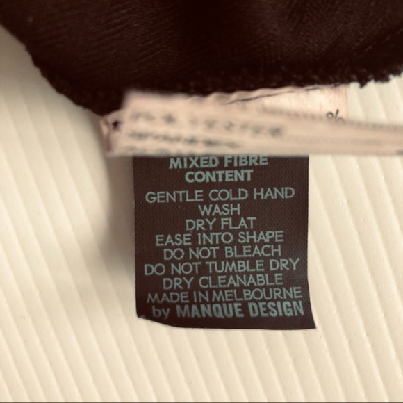 Manque Design Black Skirt A-line Pull-on, pull-off - Picture 11 of 11